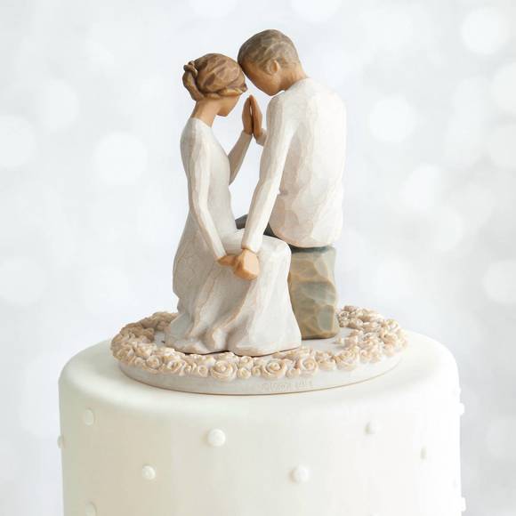 NEW WILLOWS around you cake topper in white - Picture 1 of 5
